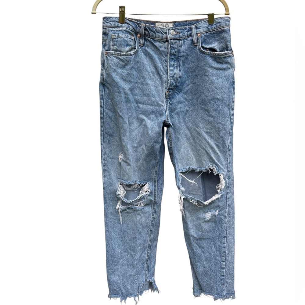 We The Free Free People straight leg Distressed Jeans size 29